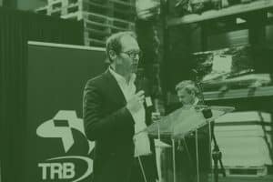 Bertrand CREPIN LEBLOND said a few words at the inauguration of the PA Technologies premises and the announcement of the partnership with TRB Réfractaires.