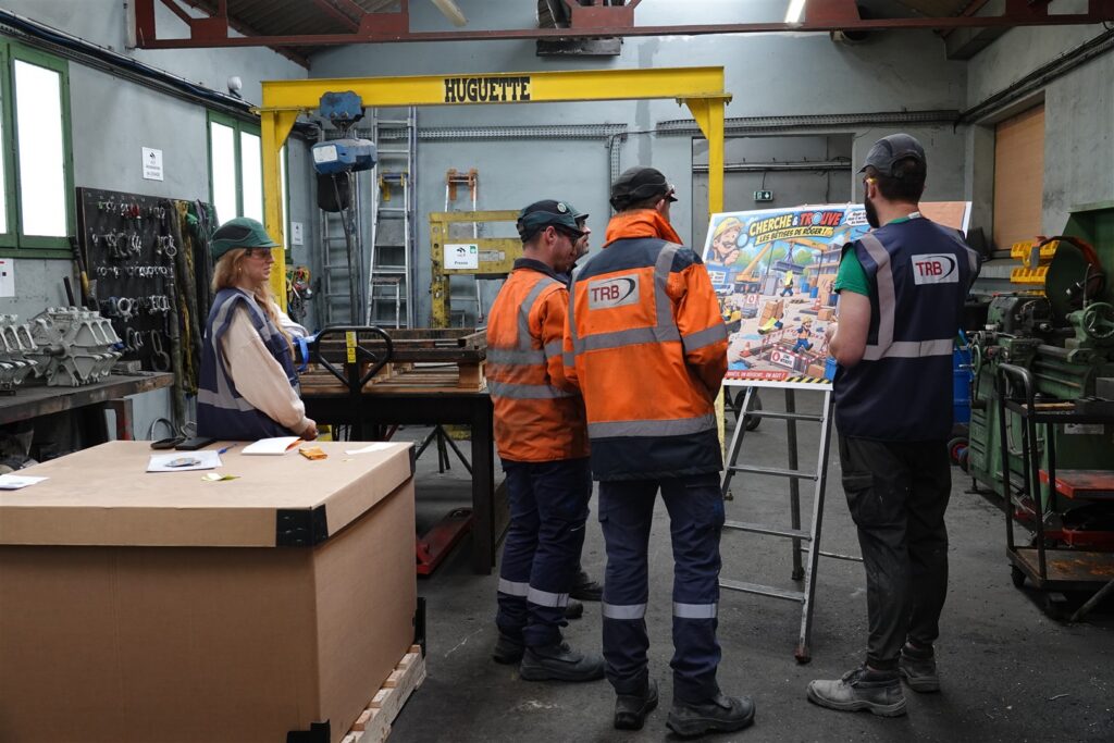 Atelier dans un atelier de production TRB
