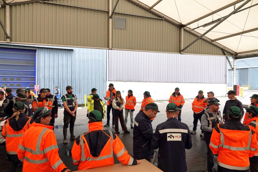Lancement du Safety Day TRB, les participants réunis sous le hall